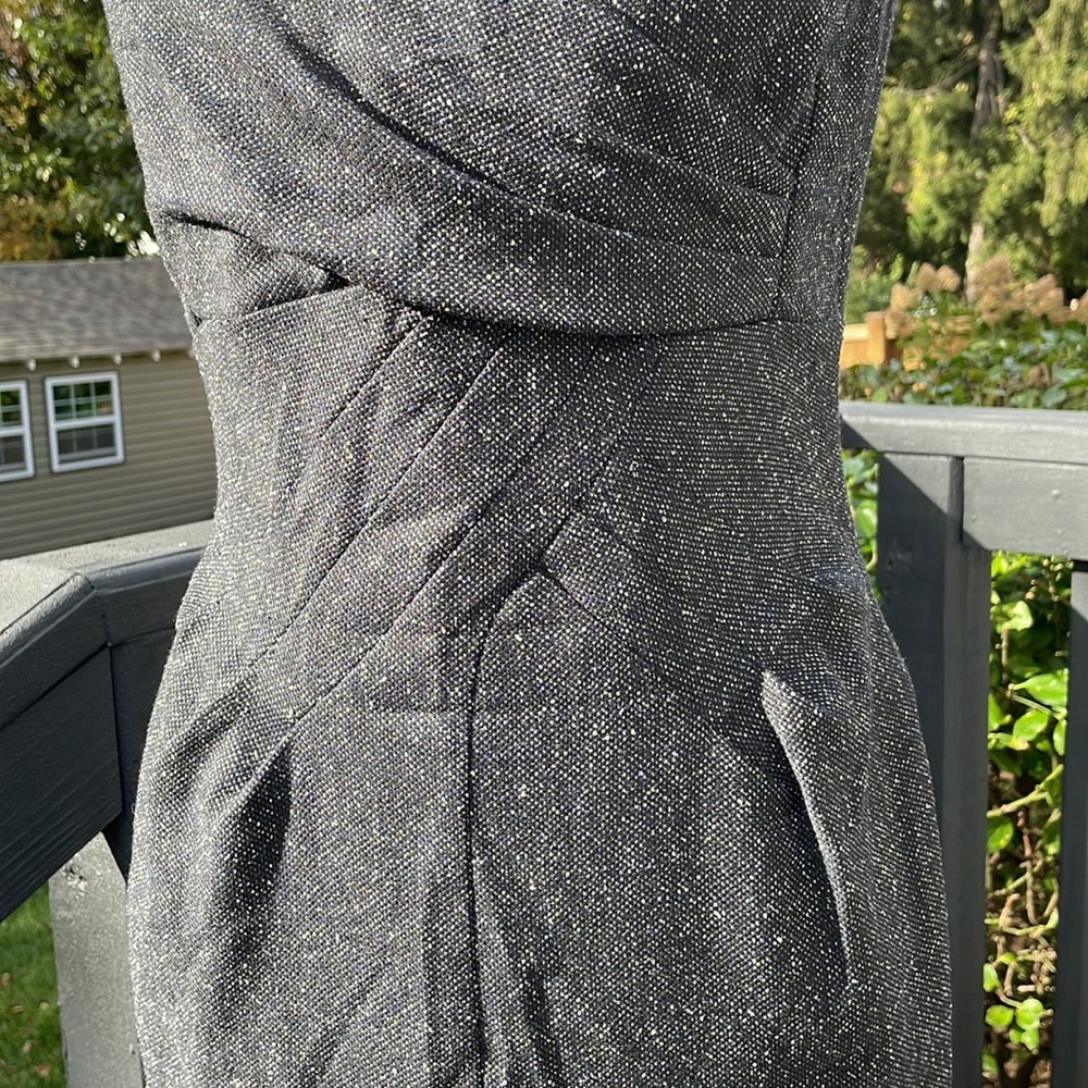 Michael Kors Silk/Wool Tweed Sheath Dress - Picture 5 of 9